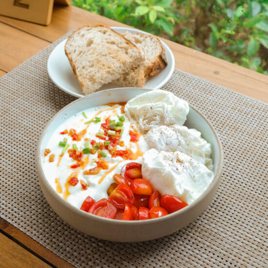 Turkish Eggs (with sourdough)